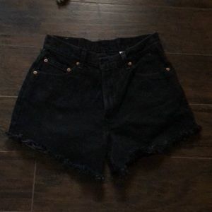 Levi’s Women’s Vintage Black Shorts